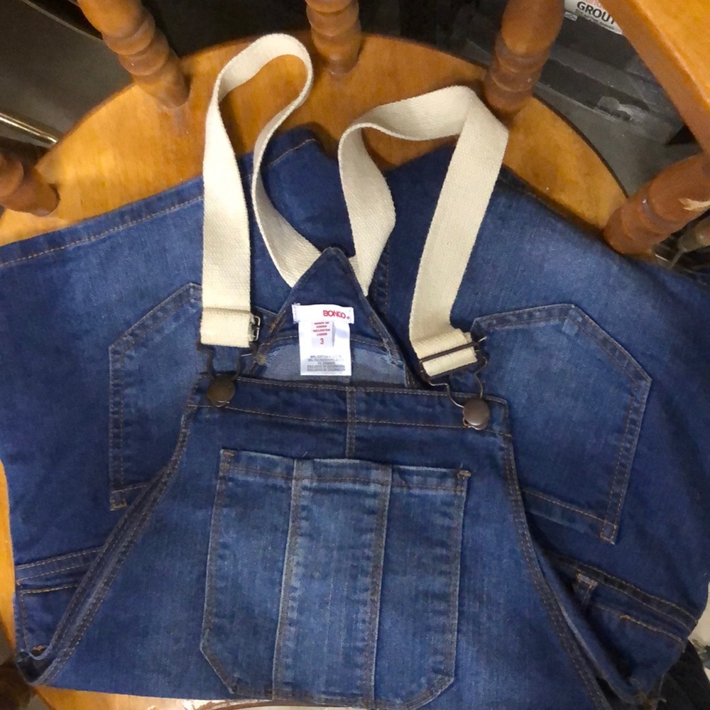 BONGO Overall Jean Shorts 💥